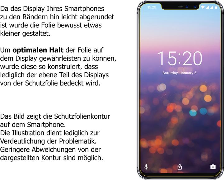 Produktbild Dipos Displayschutz Anti-Shock (2 Stück, Umidigi Z2)