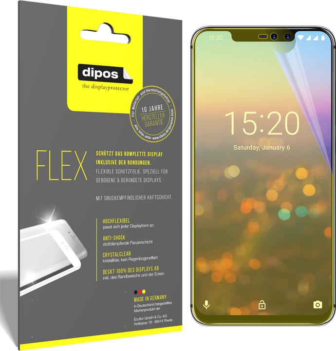 Produktbild Dipos Displayschutzfolie Full-Cover 3D (2 Stk., Sony Xperia Z2)
