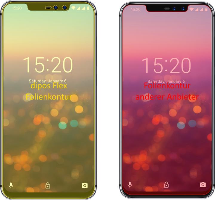 Produktbild Dipos Displayschutzfolie Full-Cover 3D (2 Stk., Sony Xperia Z2)