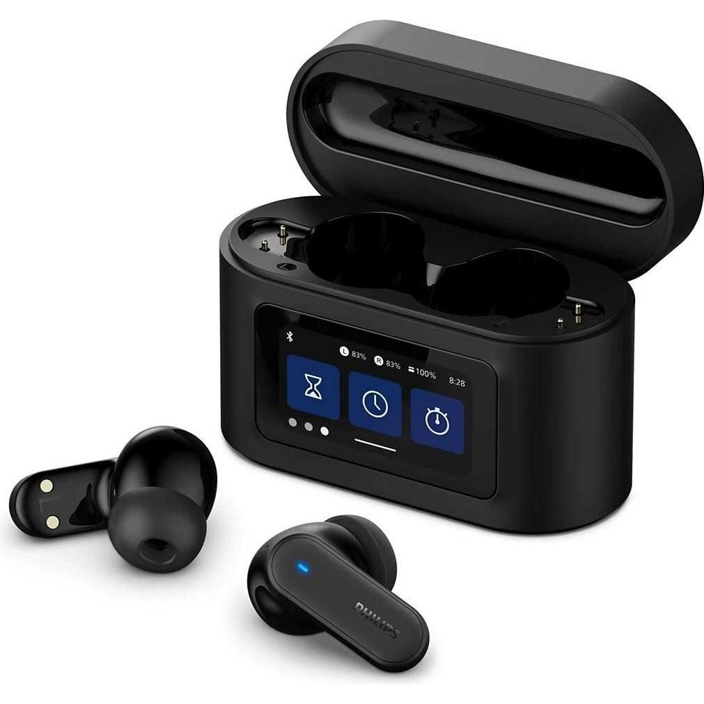 Philips True Wireless In-Ear-Kopfhörer TAT6000BK/00 Schwarz (Aktive Geräuschunterdrückung, 21 h, Kab