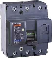 Productafbeelding Schneider Electric Stroomonderbreker NG125H, 3-polig, 80A, 18731