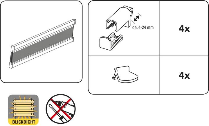 Produktbild Gardinia Katy (50 x 130 cm)