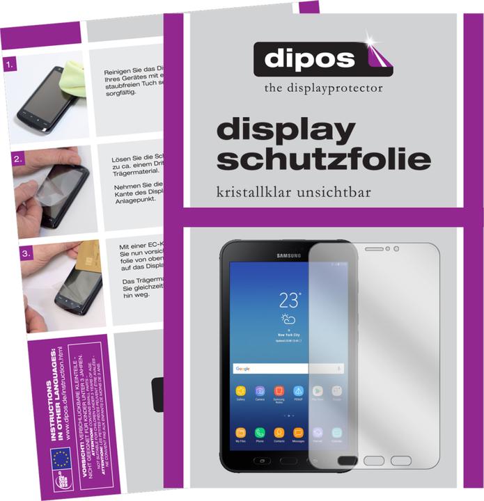 Produktbild Dipos Displayschutzfolie Crystalclear (1 Stück, Galaxy Tab Active 2 8.0 (2017))