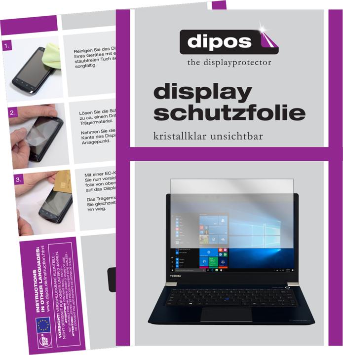 Produktbild Dipos Displayschutzfolie Crystalclear (2 Stück, Portege X30 D121)