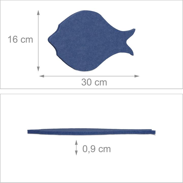 Produktbild Relaxdays 6x Filzpinnwand (Pinnwand, 30 x 16 cm)