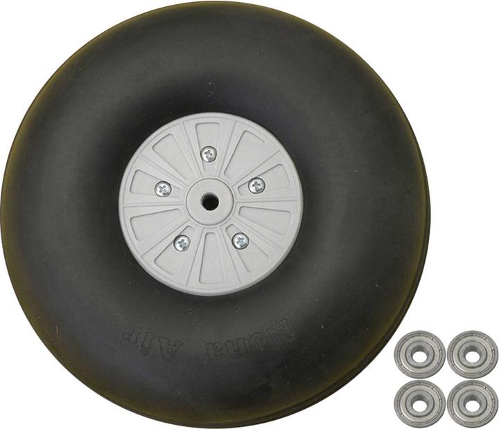 Planet-Hobby Räder Heavy Duty ca. 150 x 45 mm 2Stk. mit Kugellager, geschlossene felge