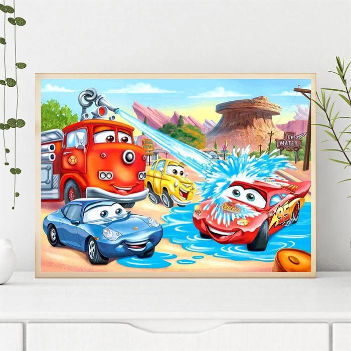 Actual product image Shenzhen Diamond Painting Cars Cartoon 24 x 34 cm