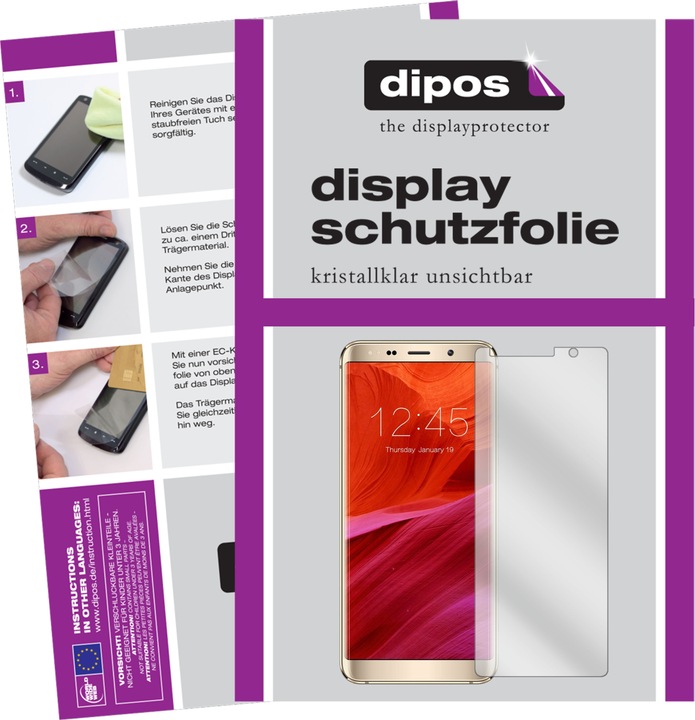 Produktbild Dipos Displayschutzfolie Crystalclear (2 Stück, Meiigoo Mate 10)