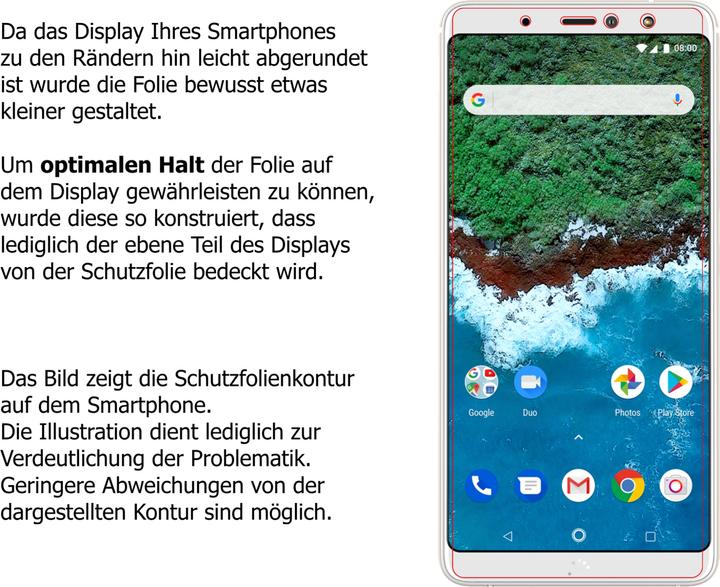 Actual product image Dipos Screen Protector Anti-Glare (2 pcs., BQ Aquaris X2)