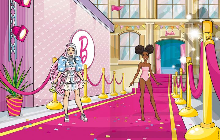 Produktbild Ravensburger Mein Ausmalstickerbuch Barbie - Anziehpuppen