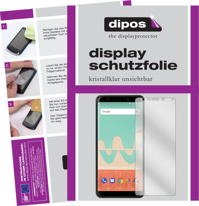 Actual product image Dipos Screen Protector Crystalclear (2 pcs., Wiko View Go)
