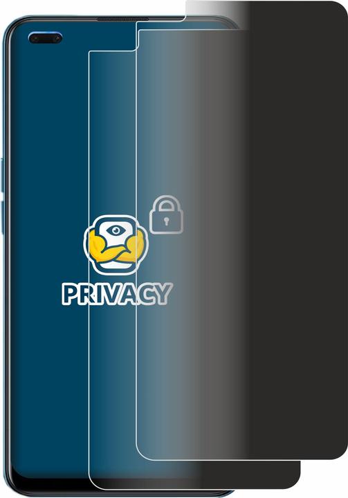 Actual product image BROTECT Anti-spy privacy film Blue light protection film (2 Piece, Oppo Reno 4 5G)