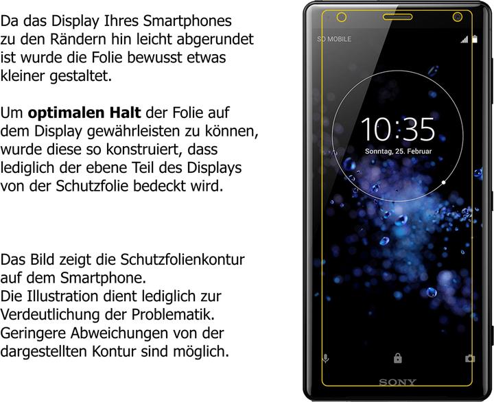 Produktbild Dipos Displayschutzfolie Antireflex (6 Stk., Sony Xperia XZ2)