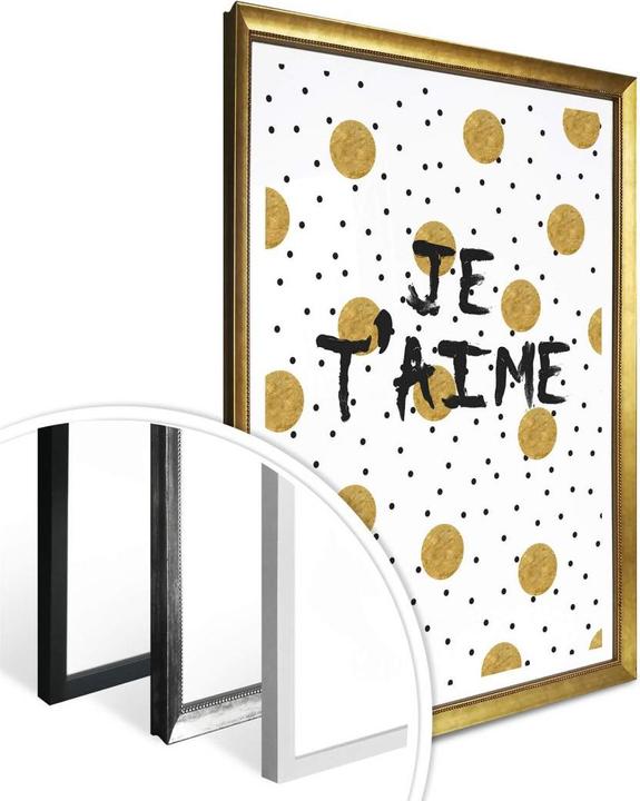 Produktbild Trenddeko Je t'aime (60 x 80 cm)
