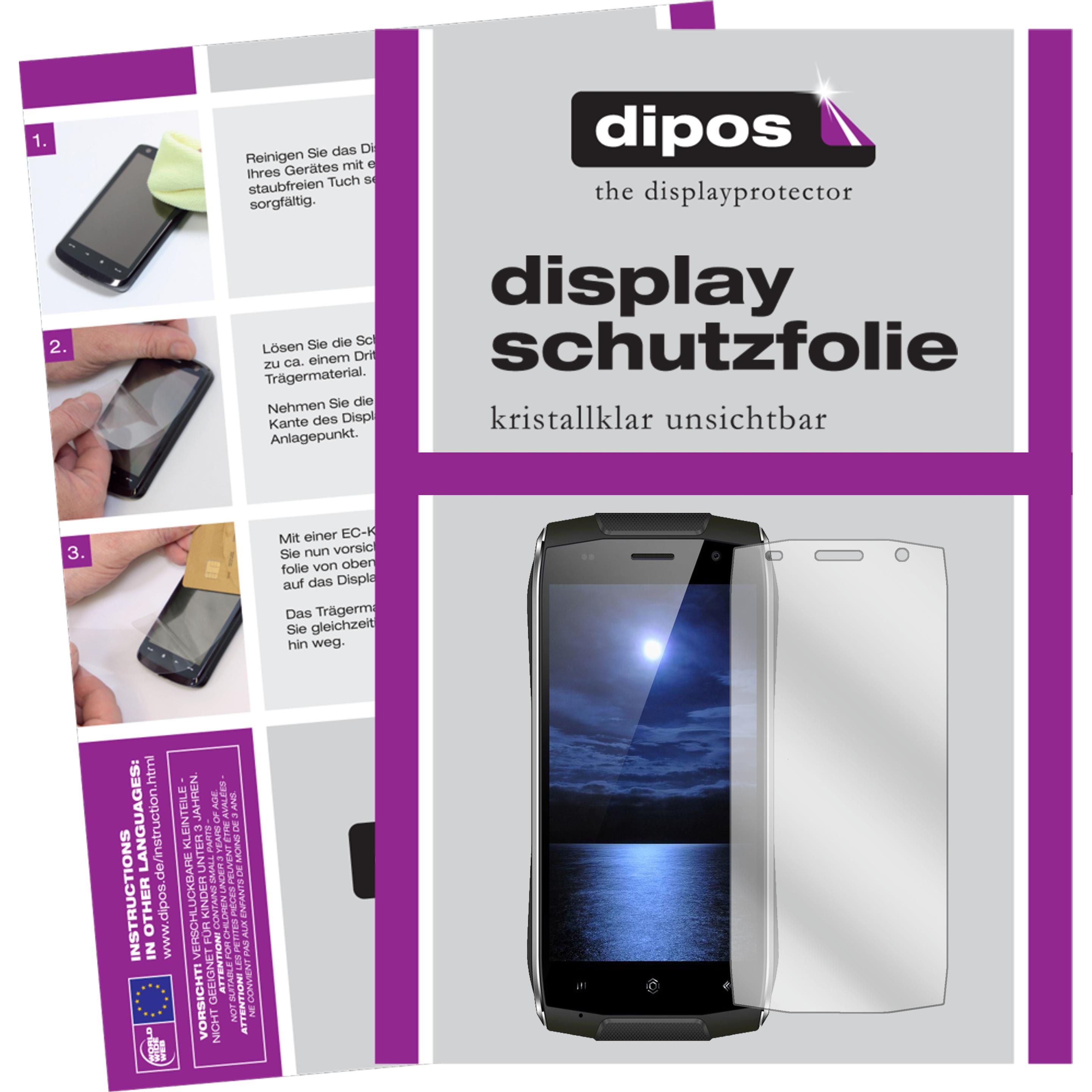 Thumbnail - Dipos Displayschutzfolie Crystalclear (2 Stück, Zoji Z6), Smartphone Schutzfolie, Transparent
