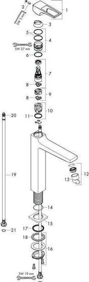 Produktbild hansgrohe Metropol Chrom