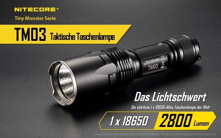 Produktbild Nitecore Tm03 (15.90 cm, 2800 lm)