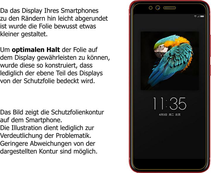 Produktbild Dipos Displayschutzfolie Crystalclear (6 Stk., Lenovo S5 (2018))