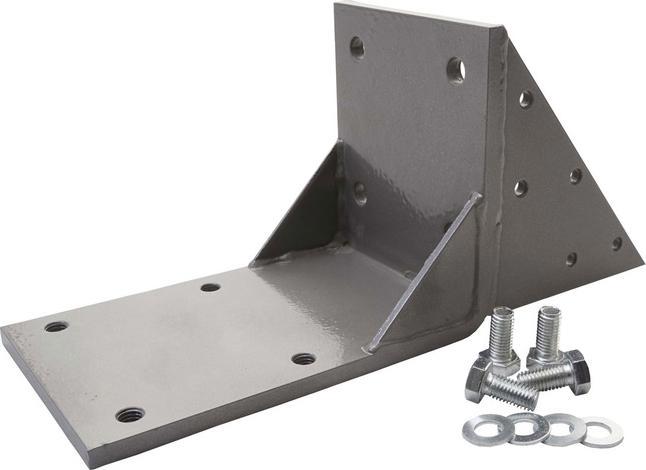 Image du produit Swisshandel24 3x Adaptateur de chevron pour store coffre T124, adaptateur de support de chevron - gris