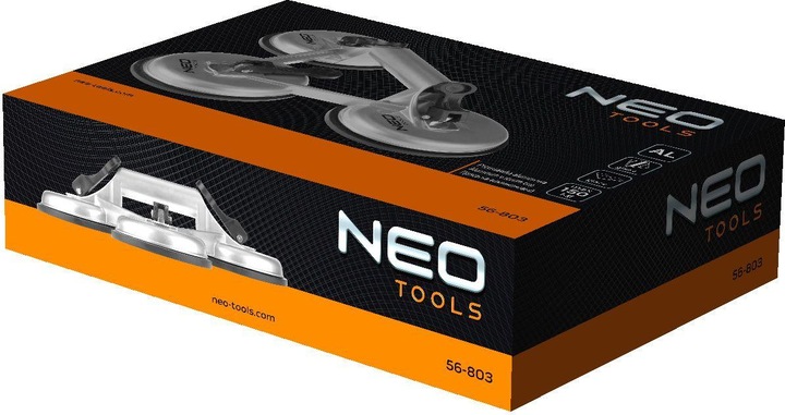 Produktbild Neo Aluminium-Saugnapf, dreifach, 150 kg (150 kg)