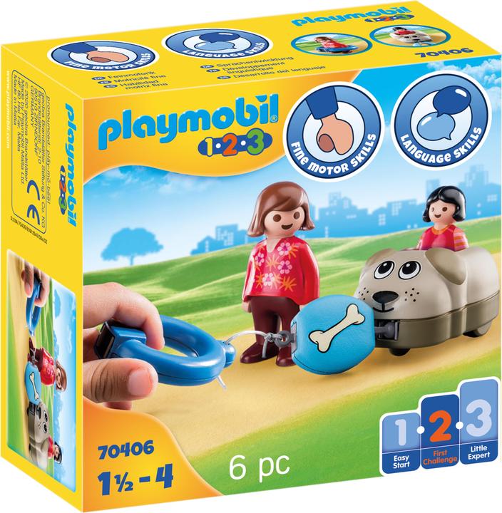 Actual product image Playmobil 70406 Dog train (70406, Playmobil 1.2.3)