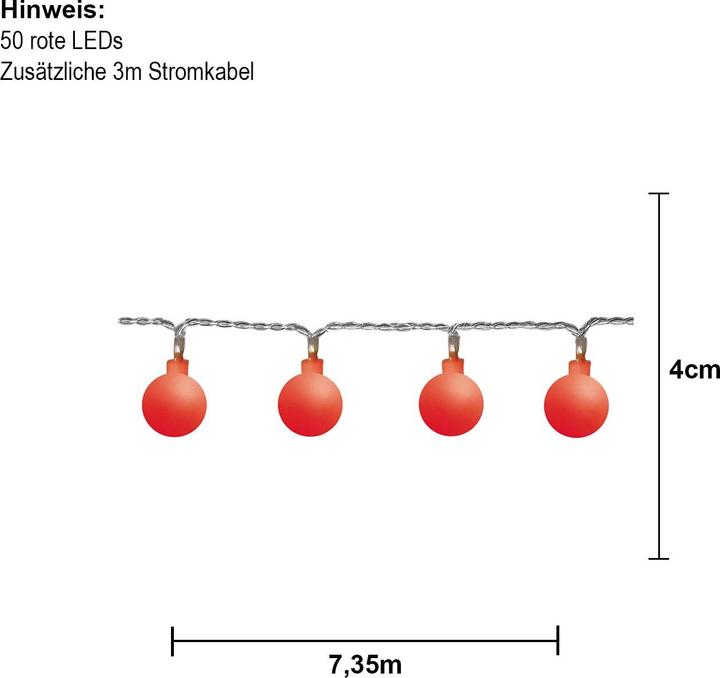 Image du produit Star Trading Guirlande lumineuse Berry Alimentée par le secteur (7.35 m)