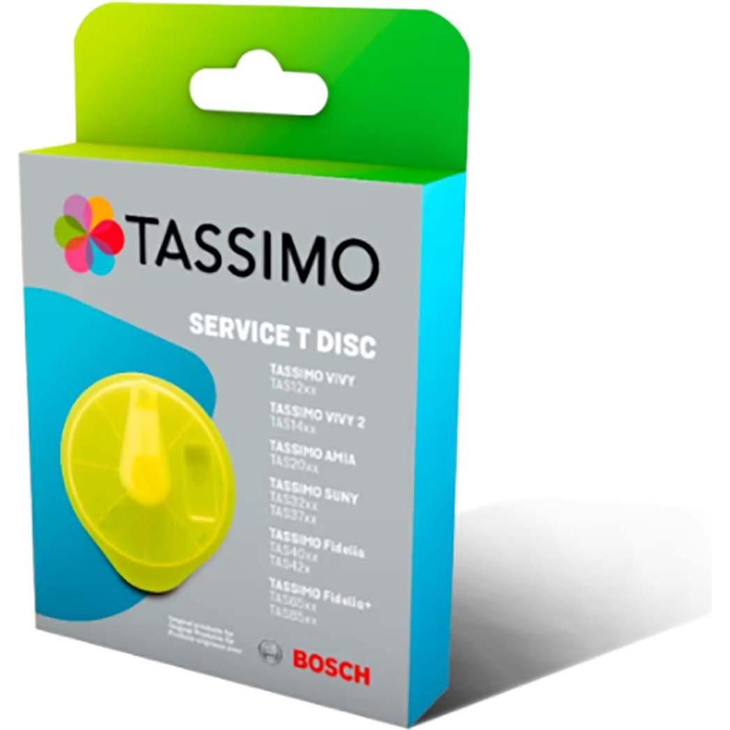 Thumbnail - Bosch Hausgeräte 00576837 Tassimo Reinigungs-Disc, Zubehör Kaffeemaschinen, Gelb