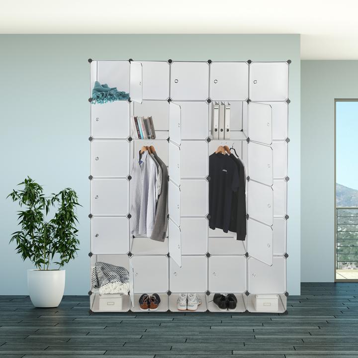 Actual product image Relaxdays XXL Modular Wardrobe (180 x 46.5 x 234 cm)