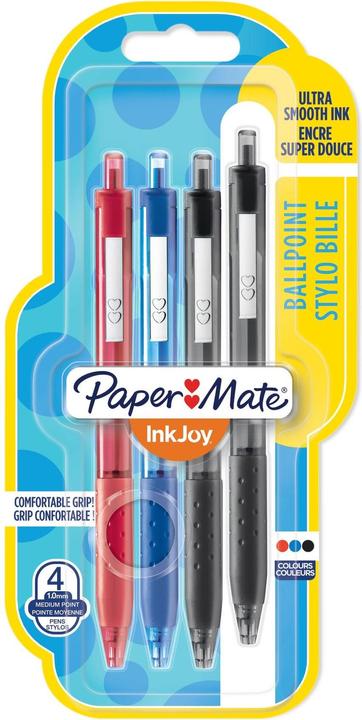 Produktbild Paper Mate Kugelschreiber InkJoy 300 RT M S/B/R (Blau, Rot, Schwarz, 4 x)
