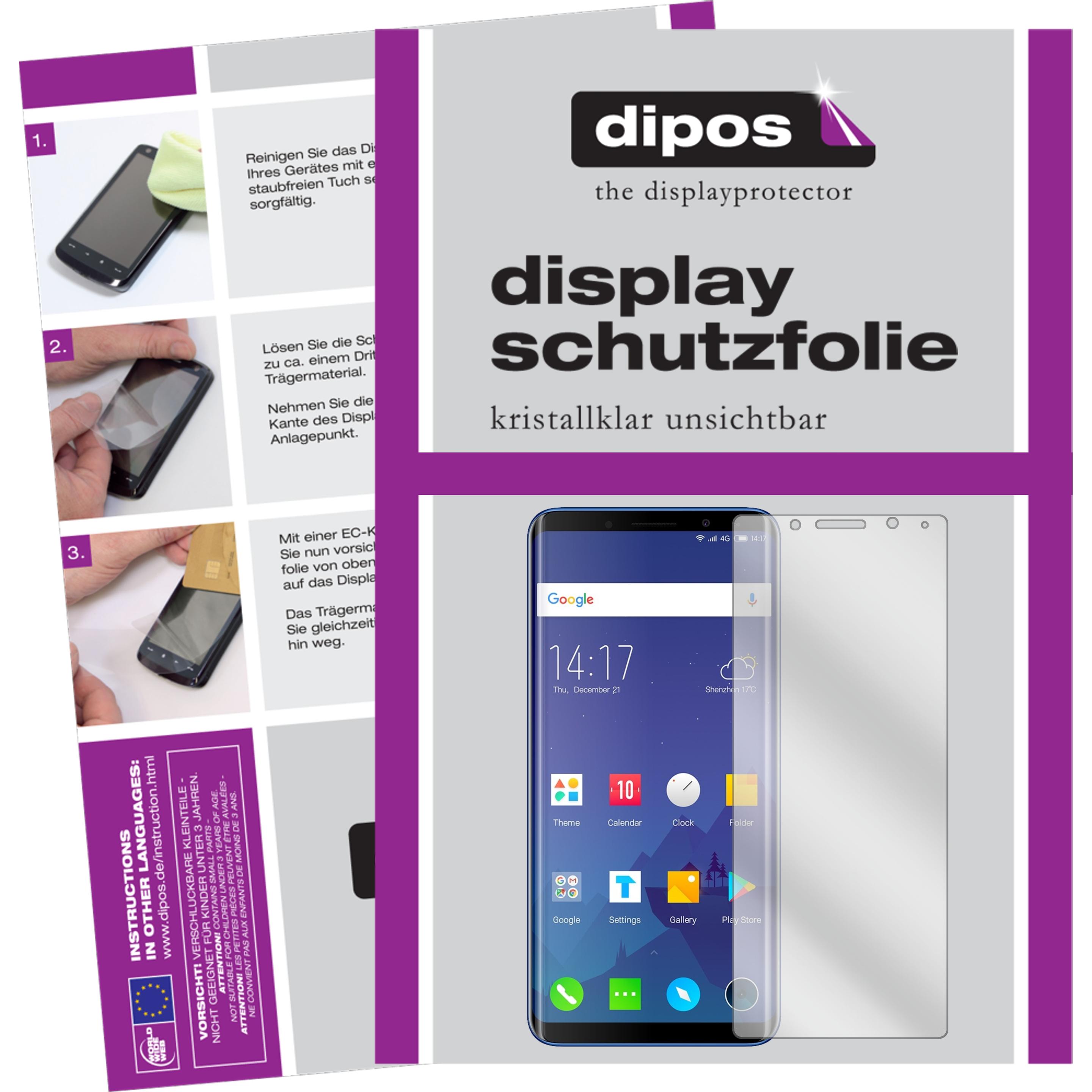 Dipos Displayschutzfolie Crystalclear (5 Stück, Elephone U), Smartphone Schutzfolie, Transparent