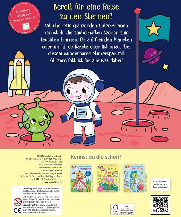 Produktbild Mein Diamant-Stickerheft - Weltall