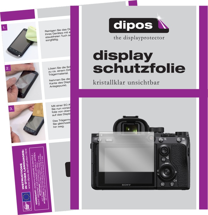 Produktbild Dipos Displayschutzfolie Crystalclear (Displayschutz, alpha 7 III)
