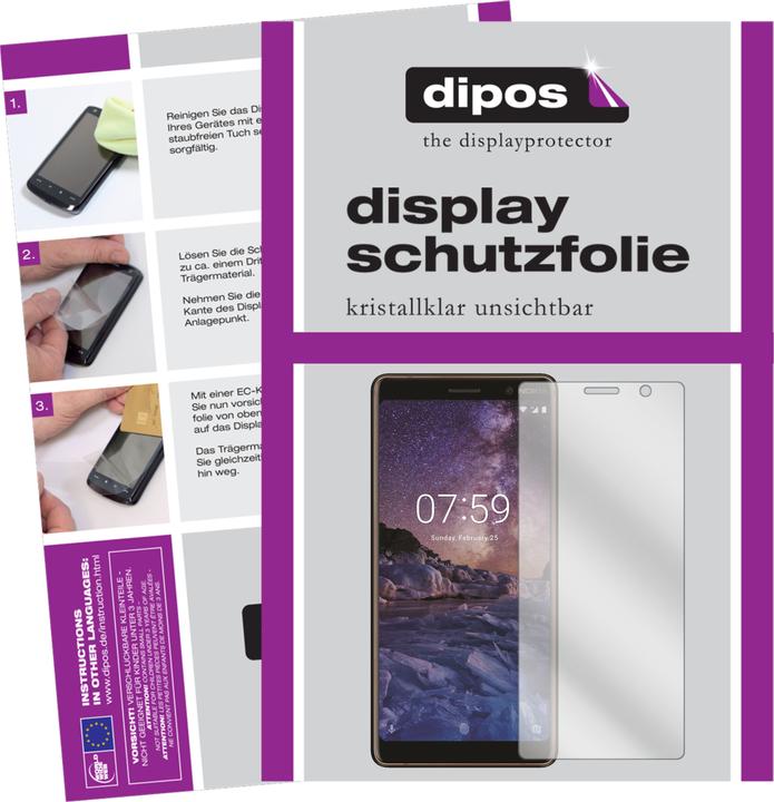 Actual product image Dipos Screen Protector Crystalclear (6 pcs., Nokia 7 Plus)