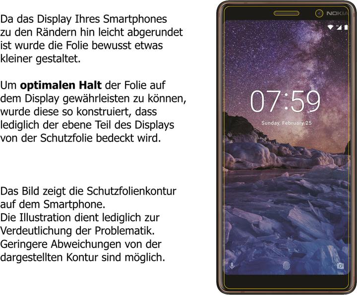 Actual product image Dipos Screen Protector Crystalclear (6 pcs., Nokia 7 Plus)