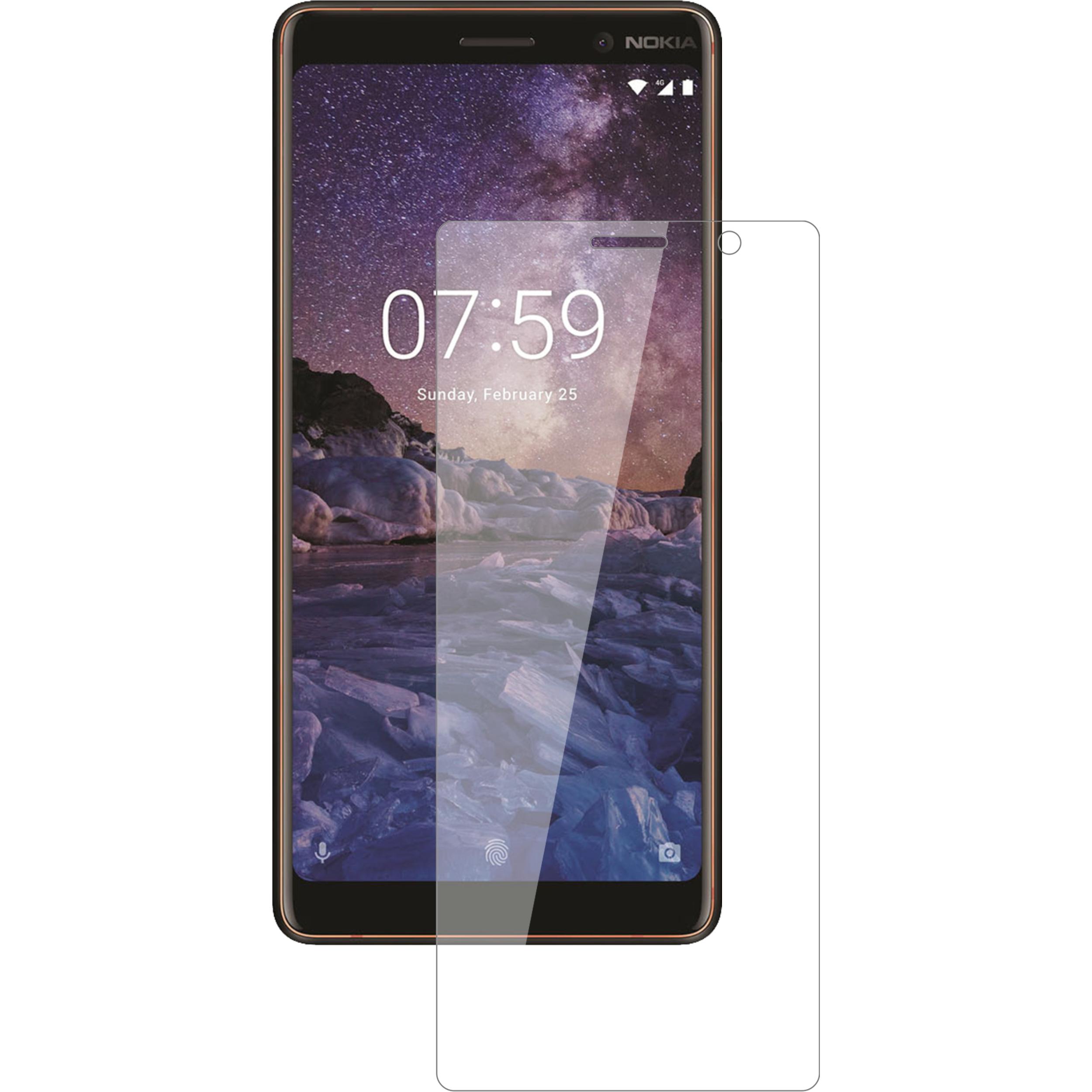 Thumbnail - Dipos Displayschutz Anti-Shock (2 Stück, Nokia 7 Plus), Smartphone Schutzfolie, Transparent