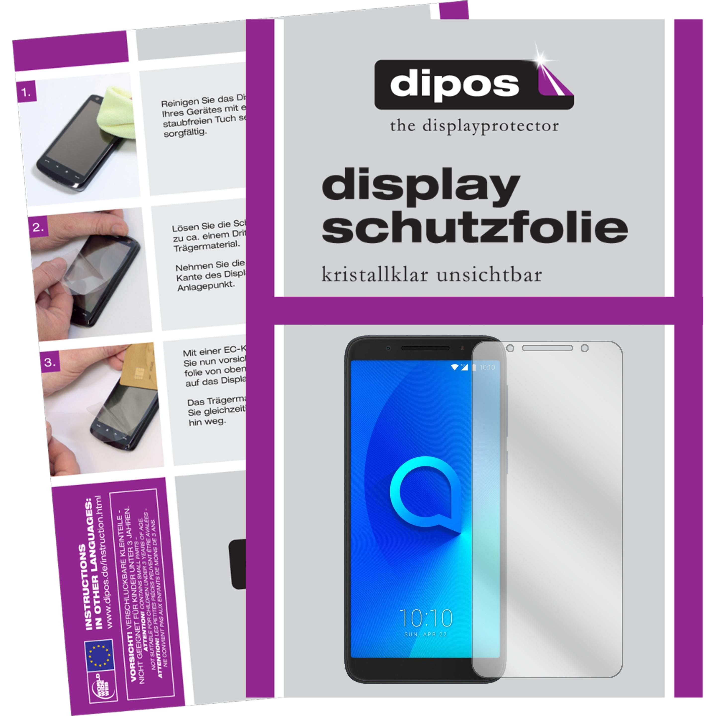 Thumbnail - Dipos Displayschutzfolie Crystalclear (5 Stück, Alcatel 3V), Smartphone Schutzfolie, Transparent