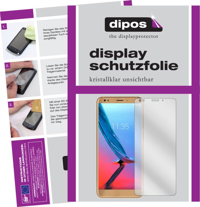 Produktbild Dipos Displayschutzfolie Crystalclear (2 Stk., ZTE Blade V9)