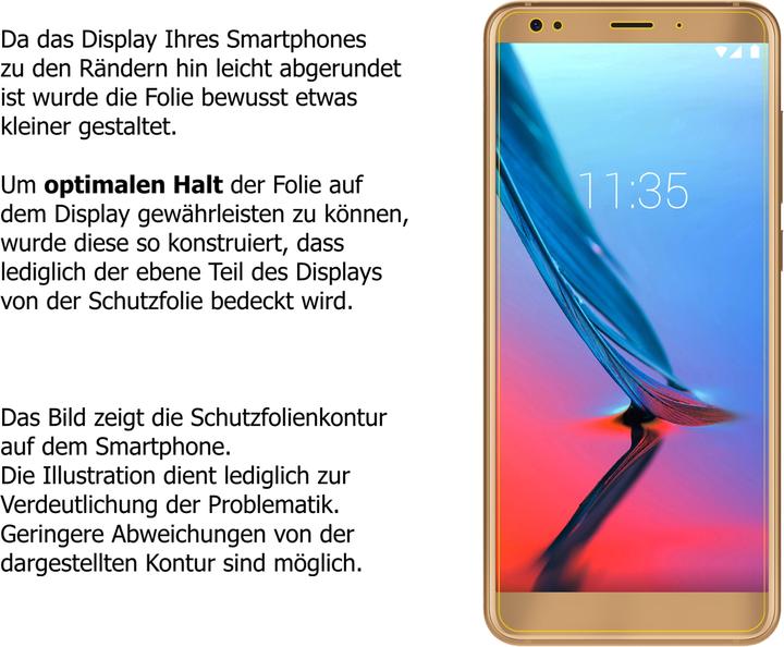 Produktbild Dipos Displayschutzfolie Crystalclear (2 Stk., ZTE Blade V9)