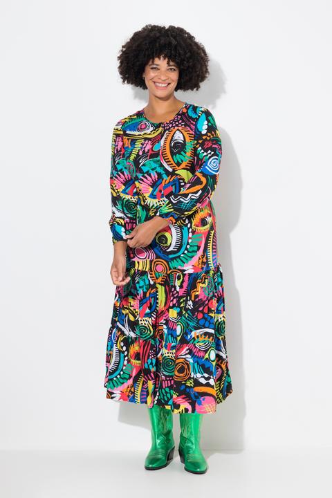 Actual product image Angel of Style Dress with eye pattern and frills (44)