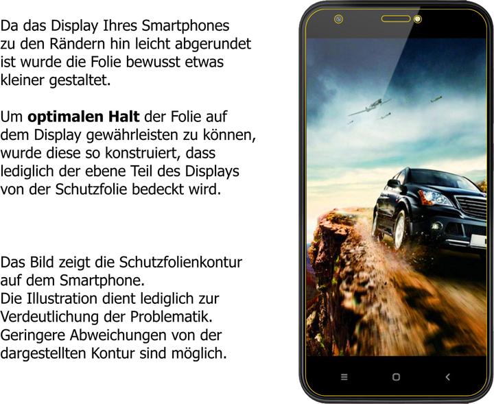 Actual product image Dipos Screen Protector Crystalclear (2 pcs., Ulefone S7 Pro)