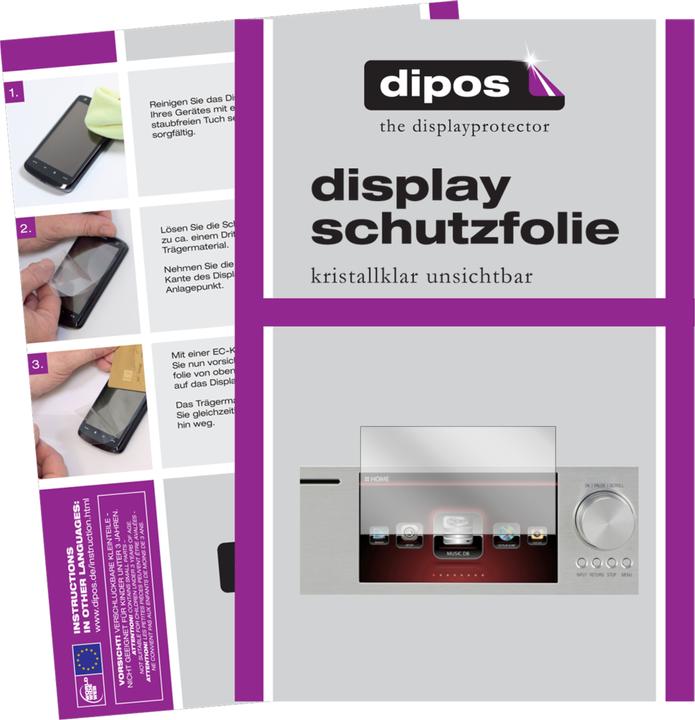 Produktbild Dipos Displayschutzfolie Crystalclear (2 Stück, Cocktail Audio X35)