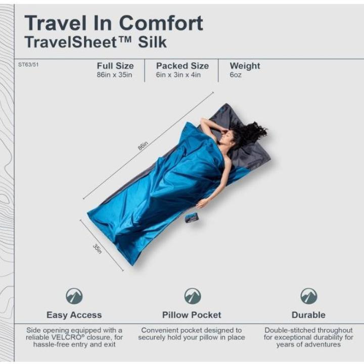 Produktbild Cocoon TravelSheet Silk (220 cm)