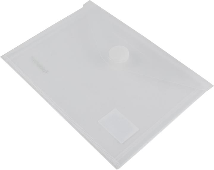 Actual product image Foldersys Double flap pocket A6 2 compartments flap transparent clear (A6, 1x)