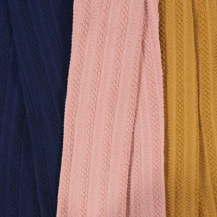 Image du produit La Redoute Collections Lot de 3 collants unis avec motif torsadé (27, 30)