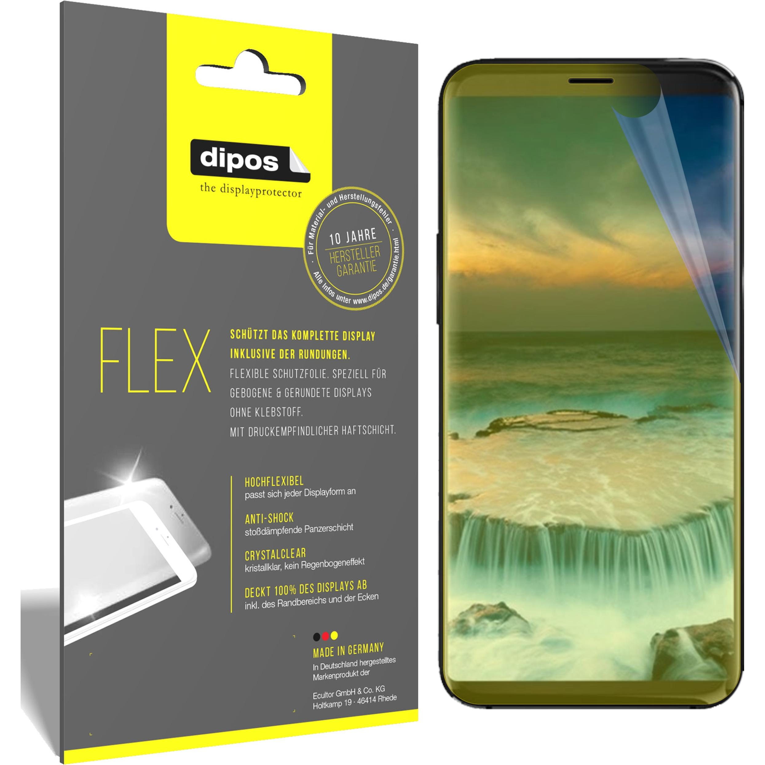 Dipos Displayschutzfolie Full-Cover 3D (3 Stück, Uhans i8 Pro), Smartphone Schutzfolie, Transparent