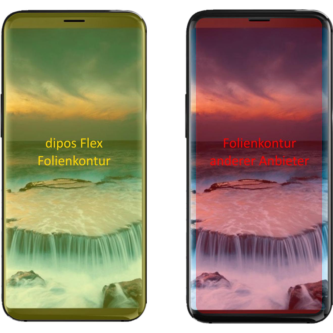 Thumbnail - Dipos Displayschutzfolie Full-Cover 3D (3 Stück, Uhans i8 Pro), Smartphone Schutzfolie, Transparent