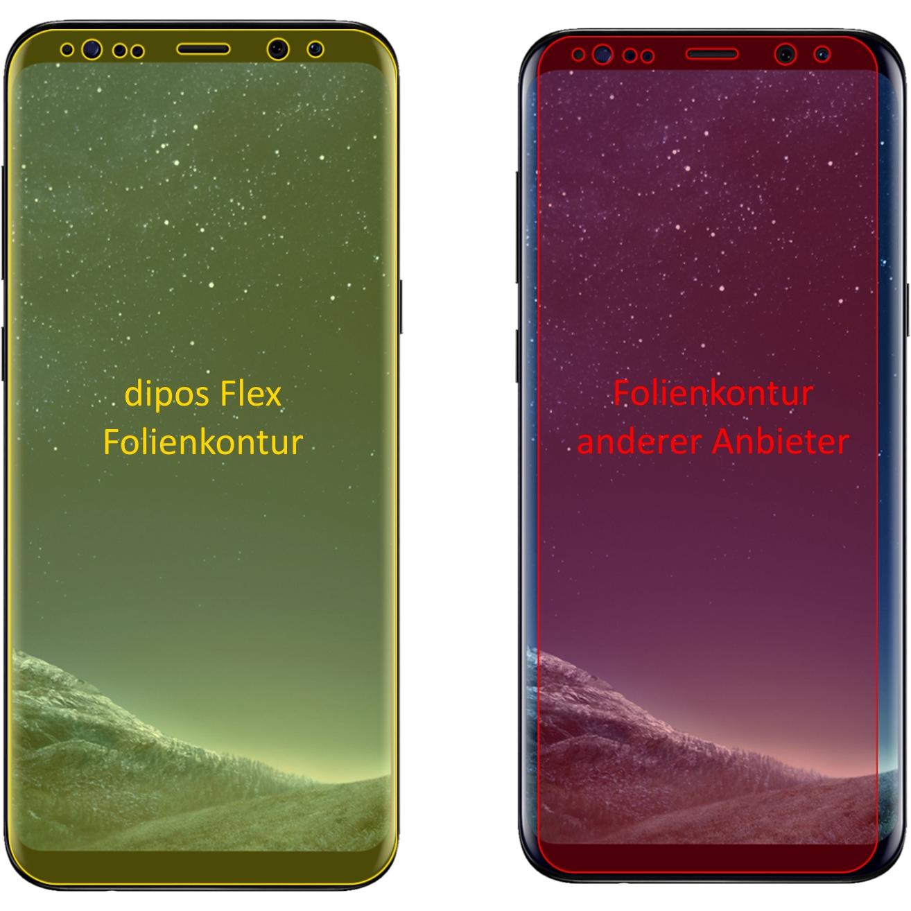 Thumbnail - Dipos Displayschutzfolie Full-Cover 3D (2 Stück, Samsung Galaxy S21), Smartphone Schutzfolie, Transparent