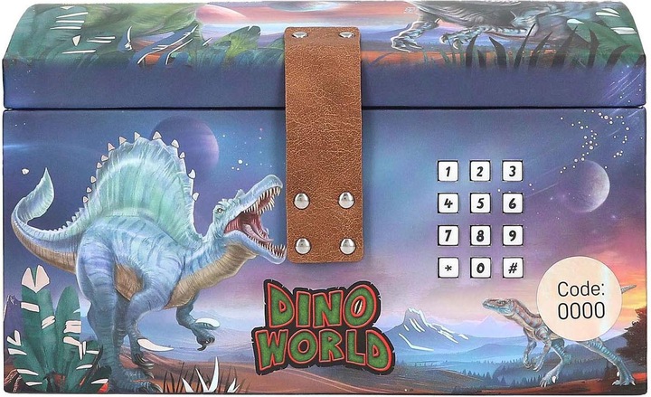 Produktbild Magni DEPESCHE DINO World Schatztruhe mit LED Code und Sound