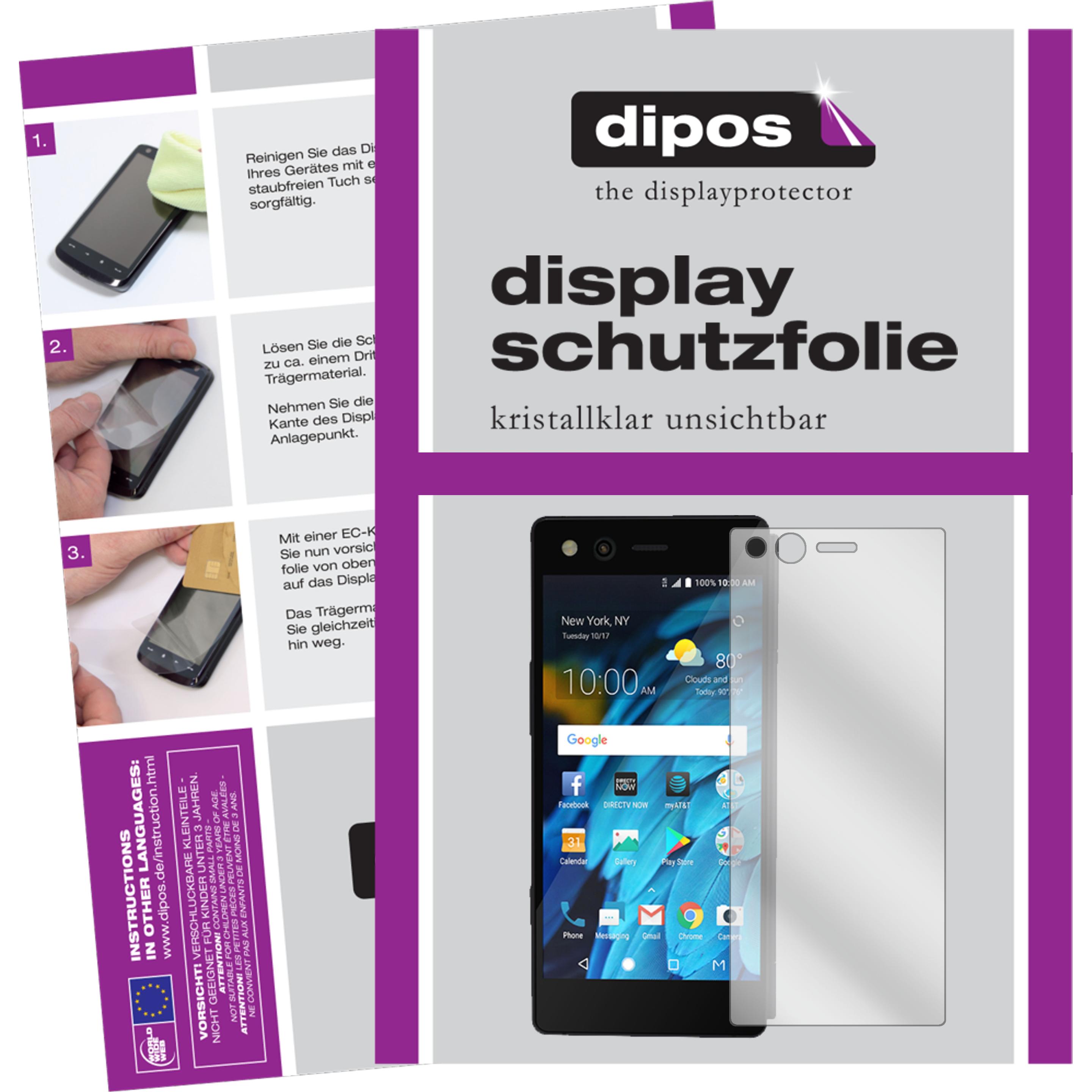 Thumbnail - Dipos Displayschutzfolie Crystalclear (2 Stück, ZTE Axon M), Smartphone Schutzfolie, Transparent