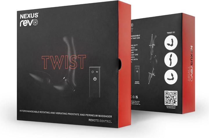 Image du produit Nexus Revo Twist Double Toy Anal & Prostate Massager Black